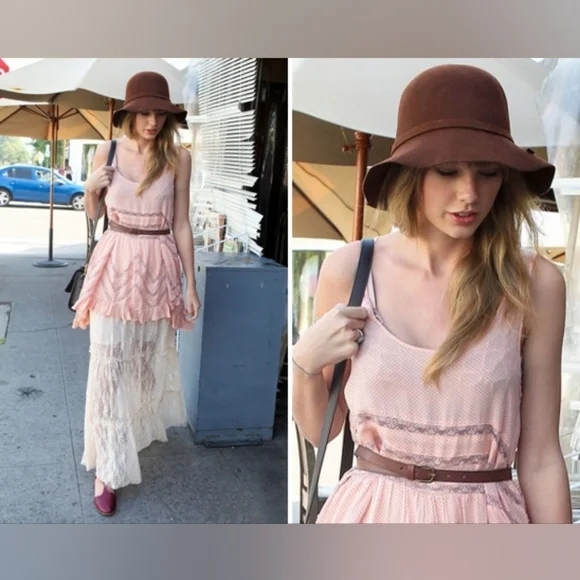 M • Intimately Free People • Voile and Lace Polka Dot Trapeze Slip - Picture 8 of 9